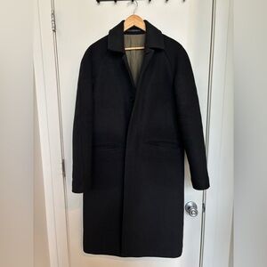 AllSaints, Sommus Single Breasted Relaxed Fit Coat, Size 34